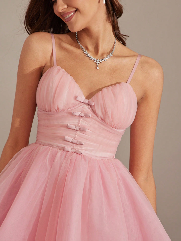 Rochie midi SHEIN, roz