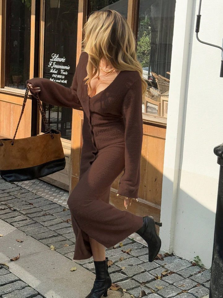 Rochie SHEIN, maro