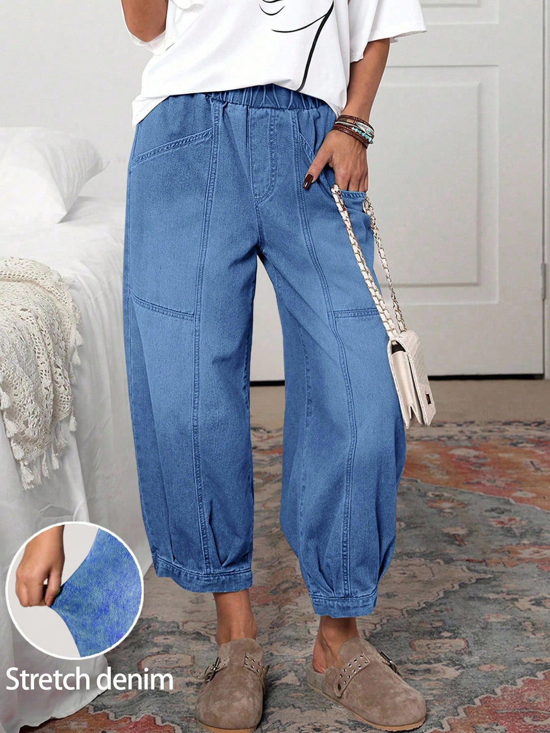 Jeans SHEIN, albastru