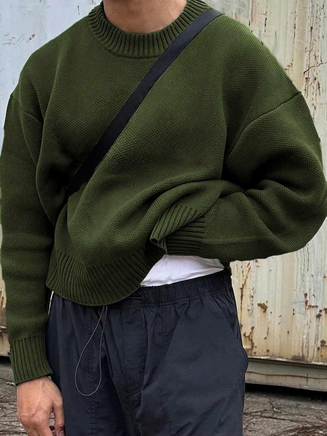 Pulover SHEIN, verde