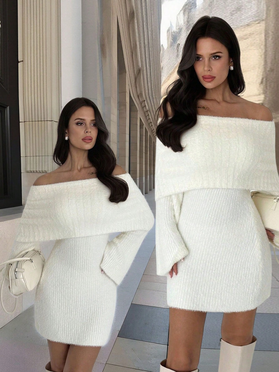 Rochie SHEIN, alb