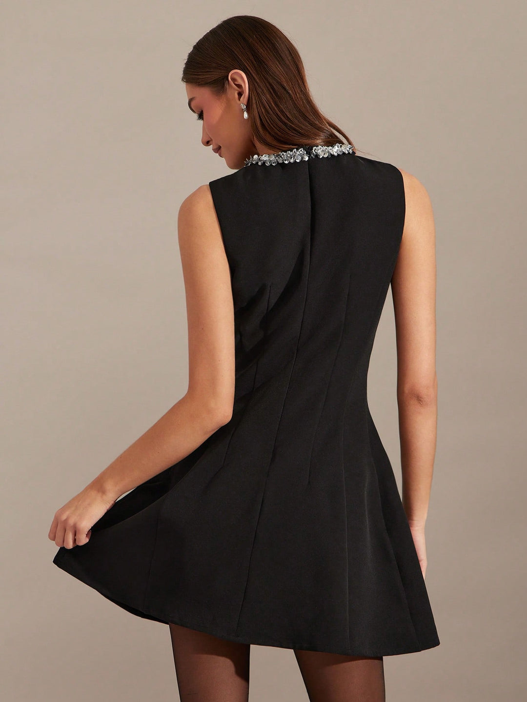 Rochie scurtă SHEIN, negru