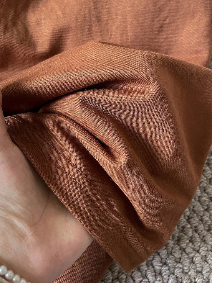 Pantaloni SHEIN, maro
