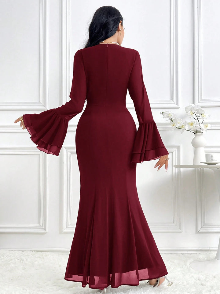 Rochie maxi SHEIN, vișiniu