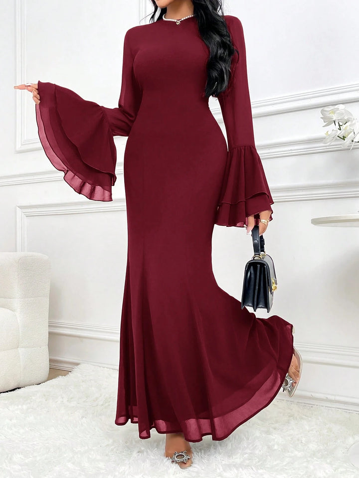 Rochie maxi SHEIN, vișiniu