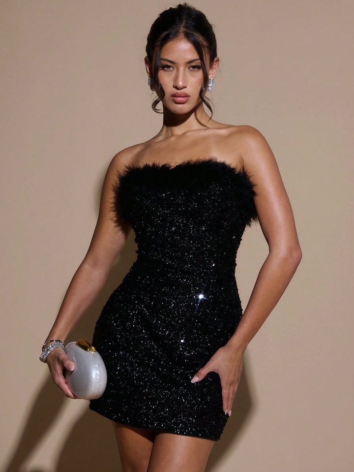 Rochie mini SHEIN, negru