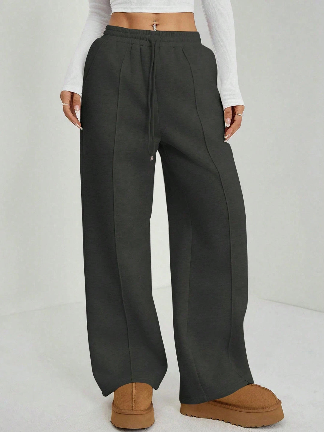Pantaloni SHEIN, gri