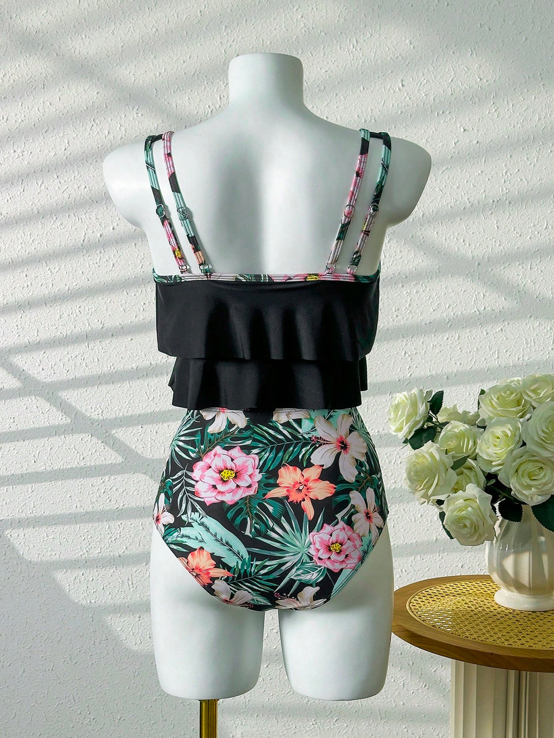 Costum de baie SHEIN, mix culori