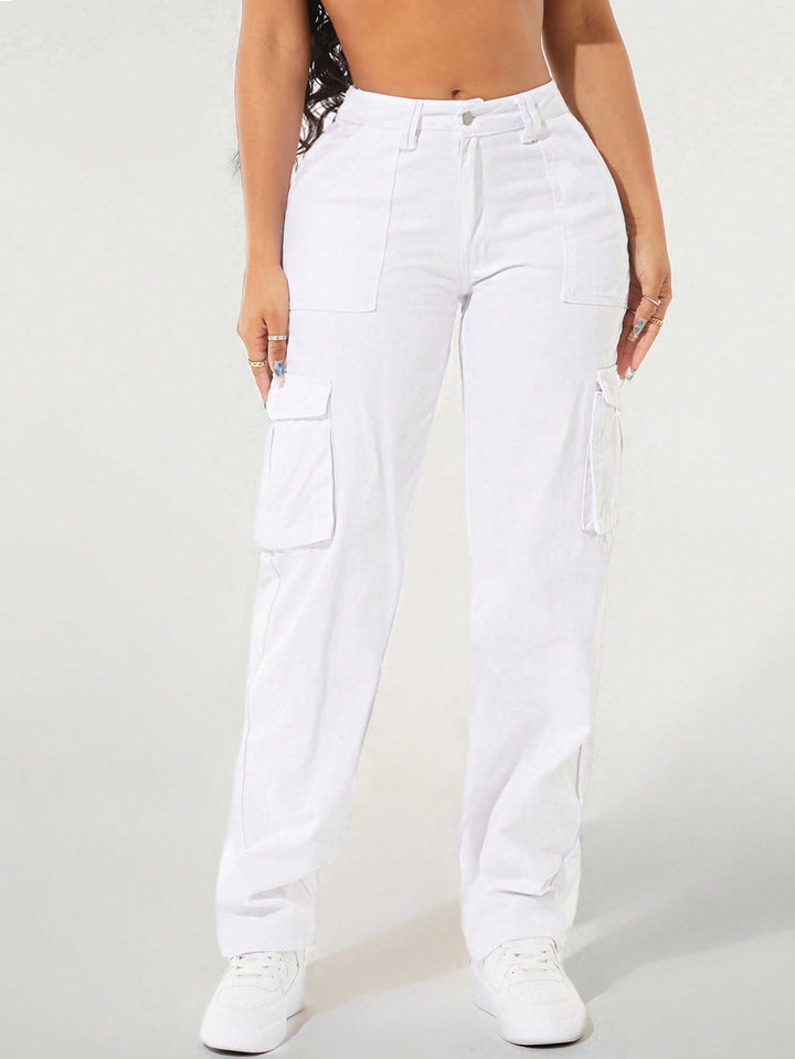 Jeans SHEIN, alb