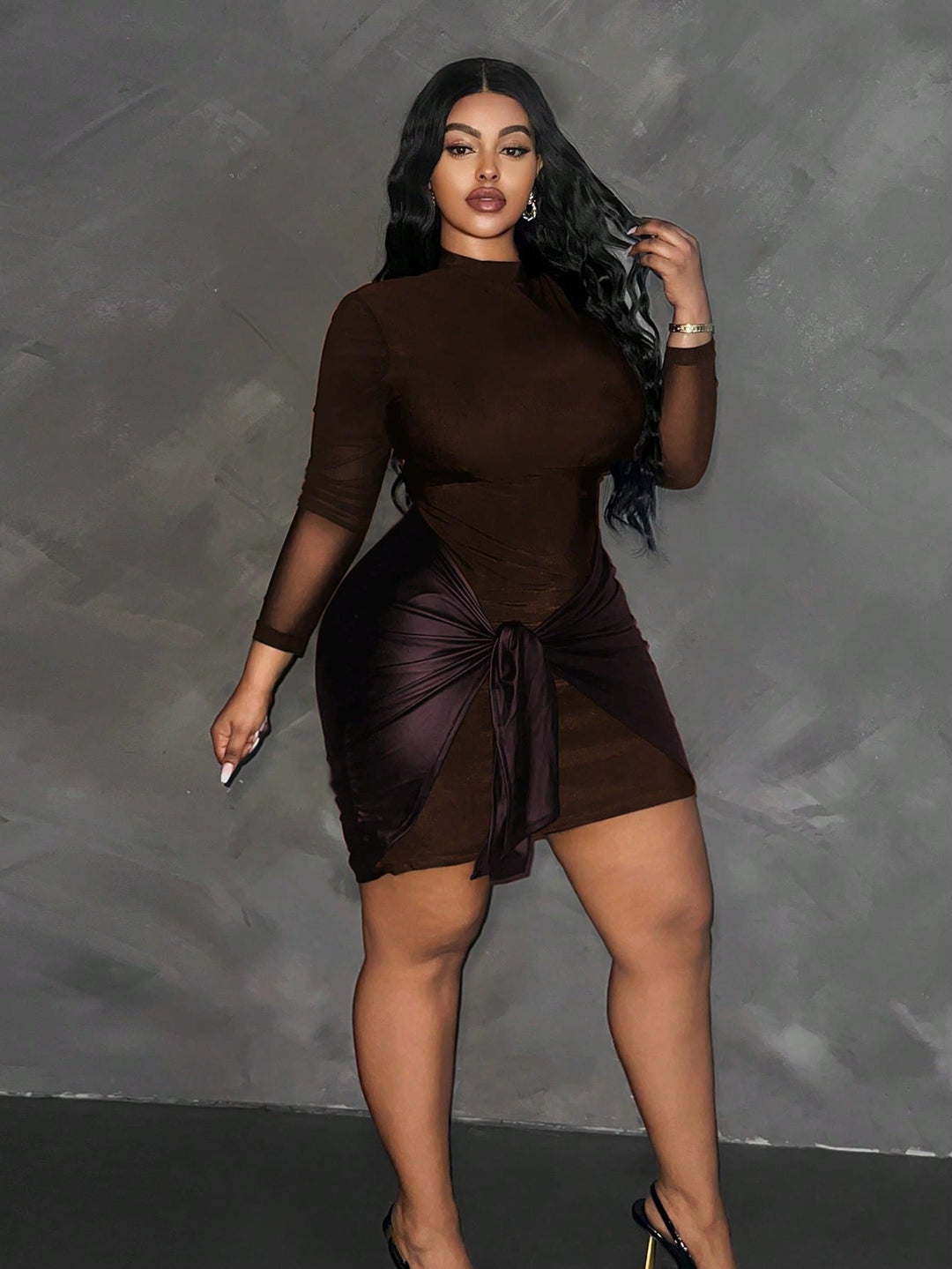 Rochie SHEIN, mix culori