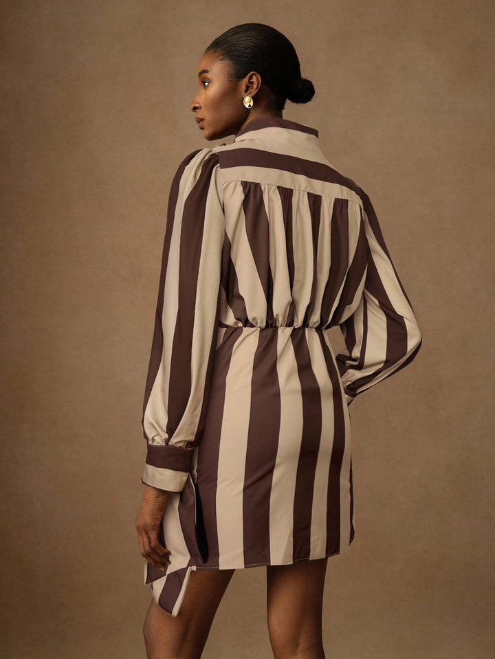 Rochie scurtă SHEIN, kaki