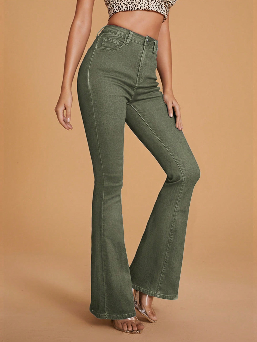 Jeans SHEIN, kaki