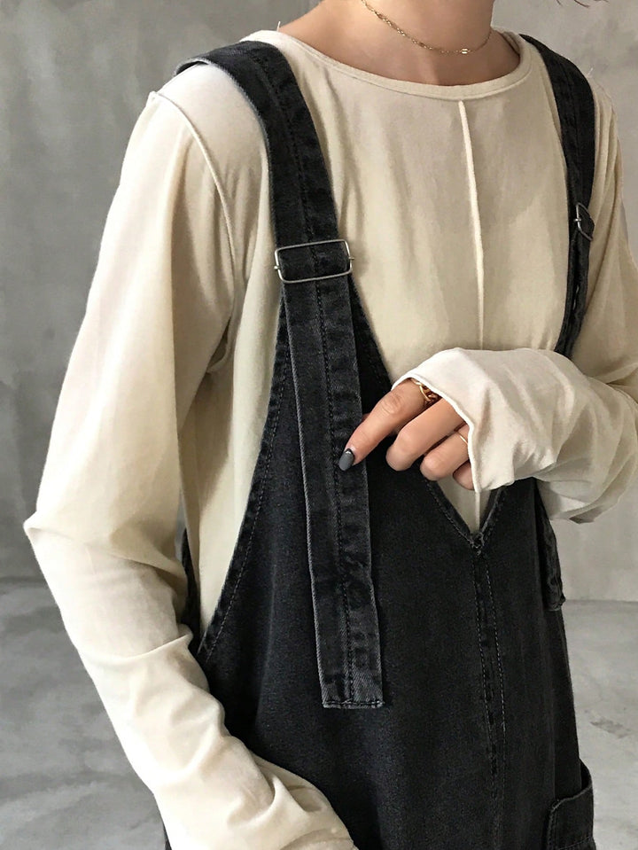 SHEIN maxi ruha, fekete