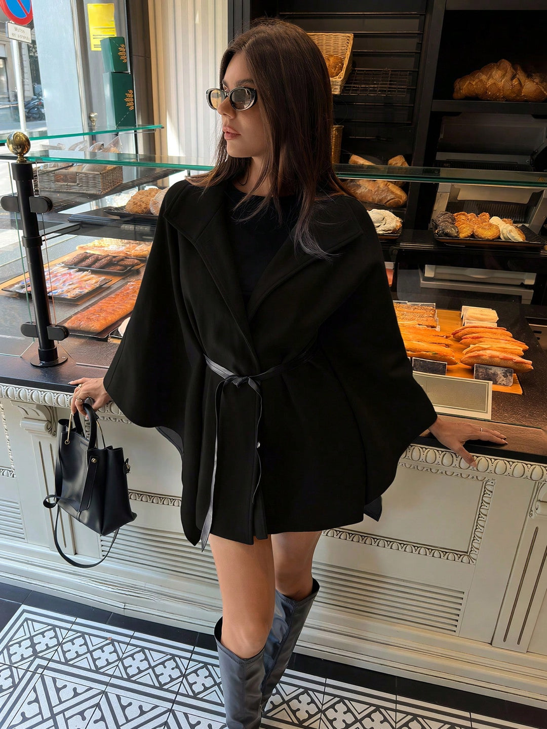Palton SHEIN, negru