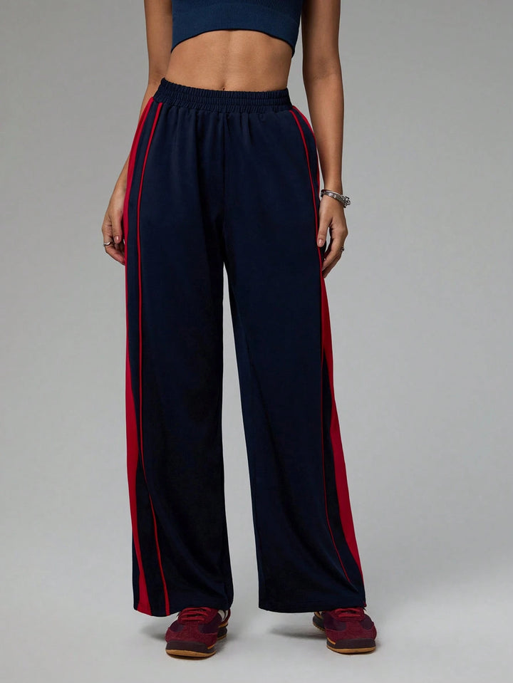 Pantaloni SHEIN, bleumarin