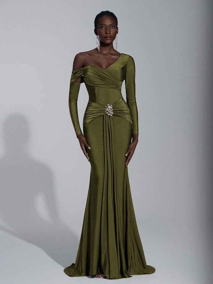 Rochie SHEIN, kaki
