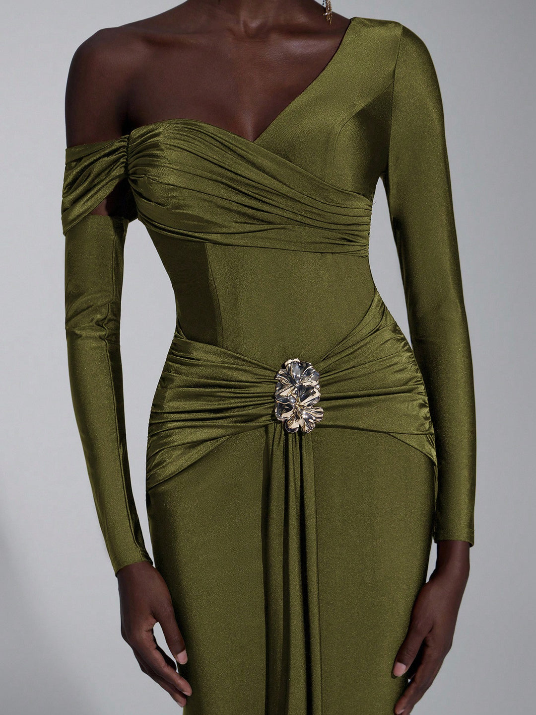 Rochie SHEIN, kaki