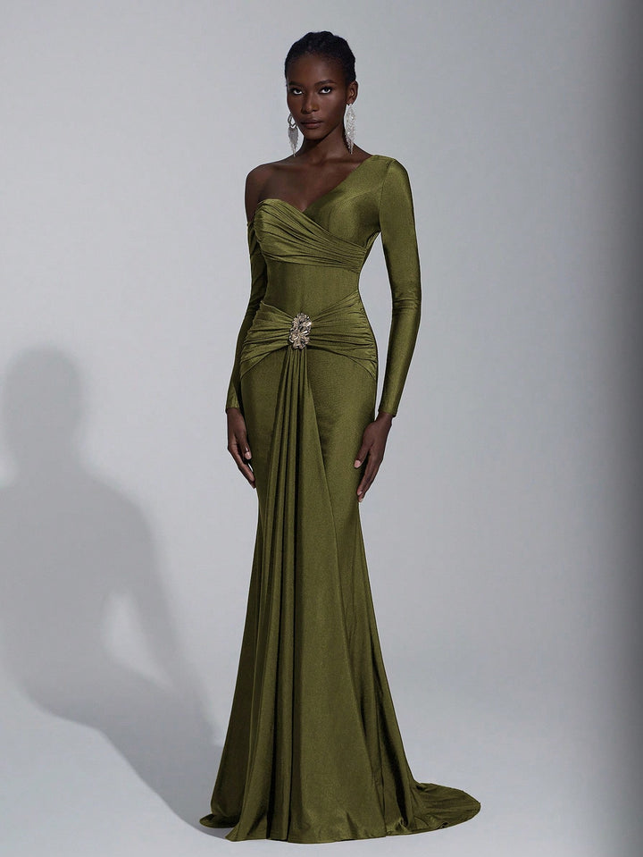 Rochie SHEIN, kaki