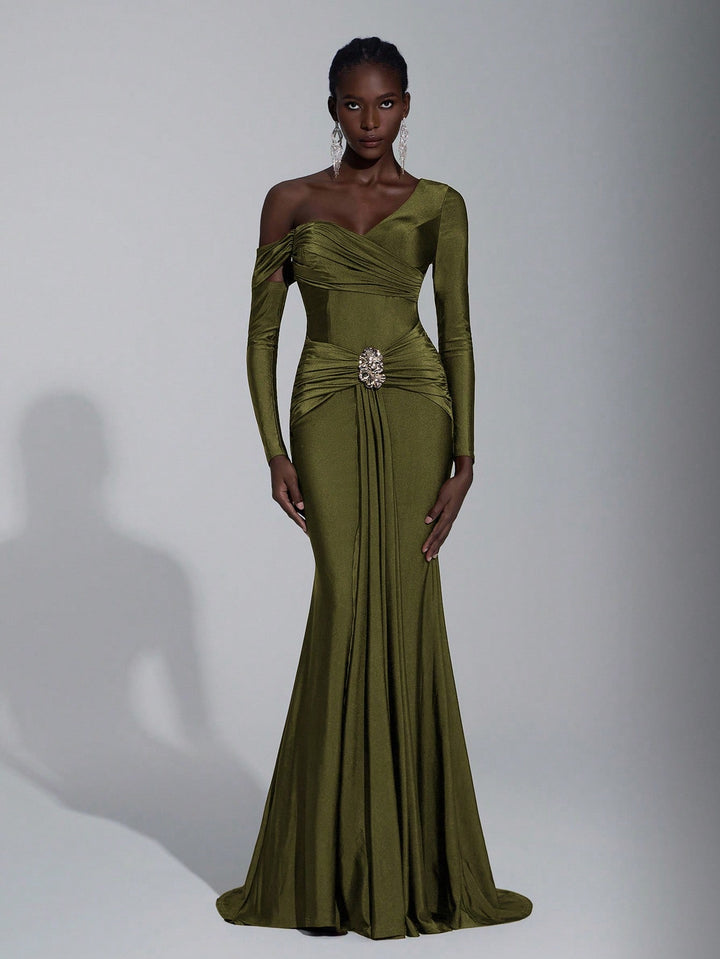 Rochie SHEIN, kaki