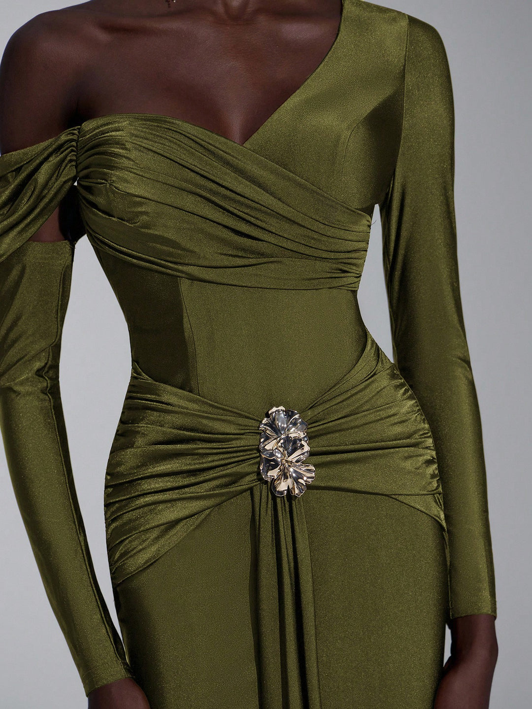 Rochie SHEIN, kaki