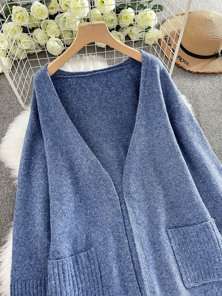Cardigan SHEIN, albastru