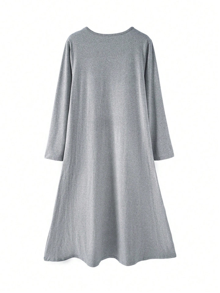 Rochie midi SHEIN, gri