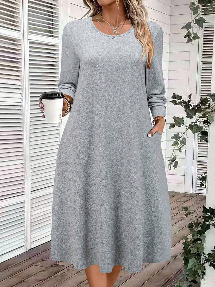 Rochie midi SHEIN, gri