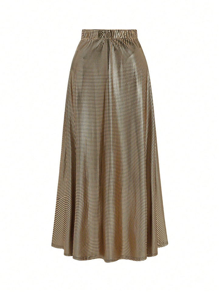 SHEIN maxi szoknya, arany