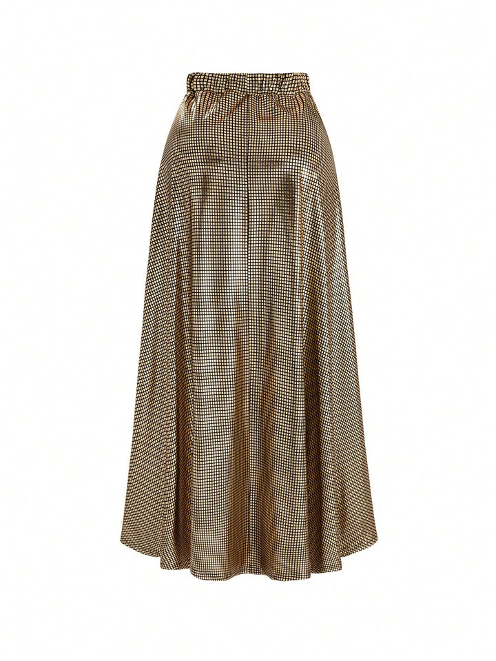SHEIN maxi szoknya, arany