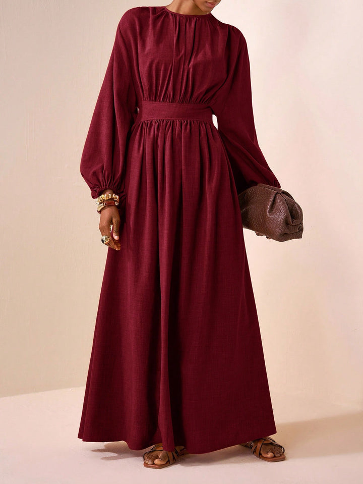Rochie maxi SHEIN, vișiniu