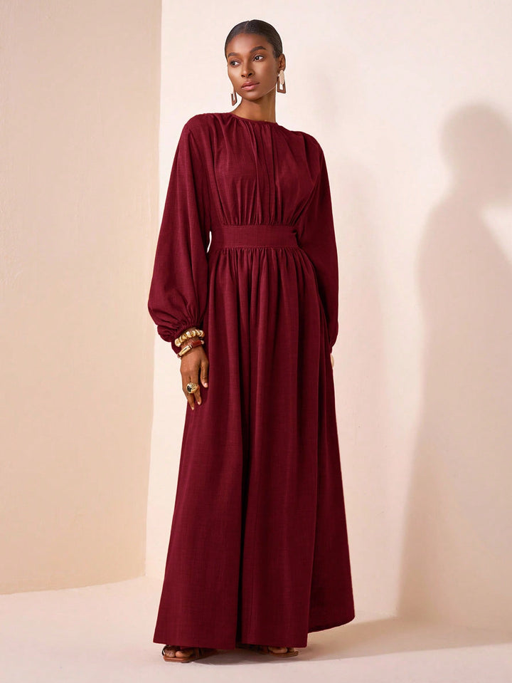 Rochie maxi SHEIN, vișiniu