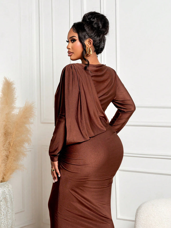 Rochie SHEIN, maro