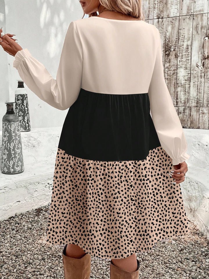 Rochie midi SHEIN, mix culori