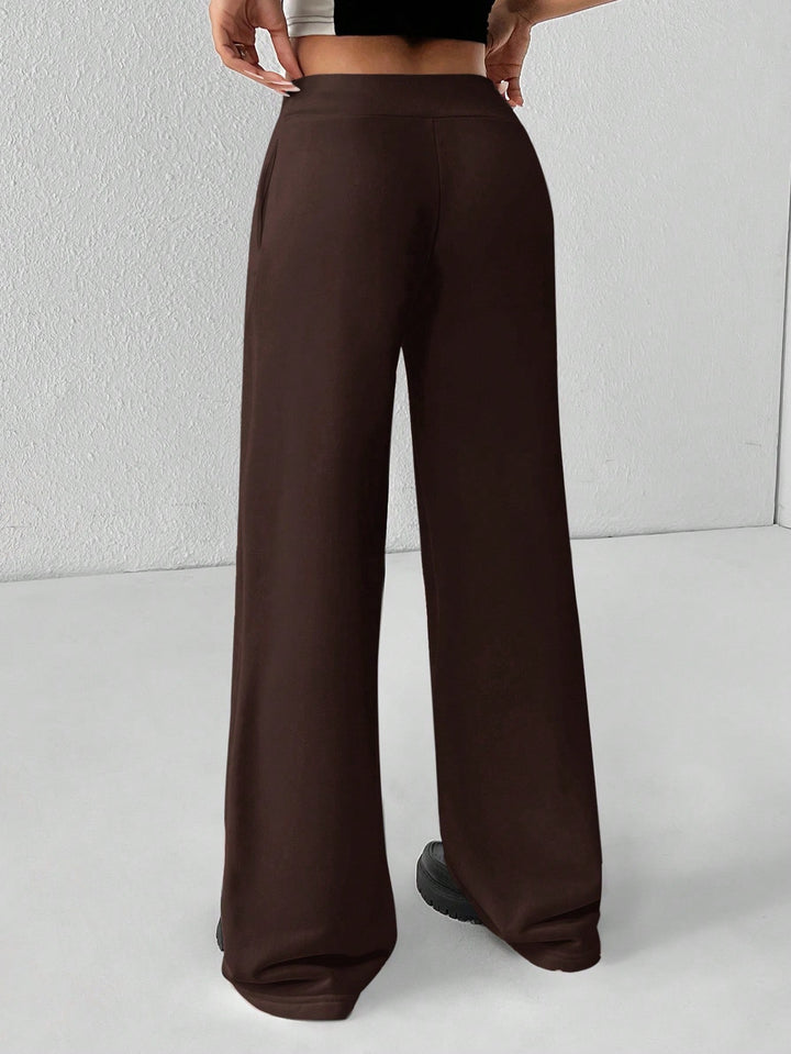 Pantaloni SHEIN, maro
