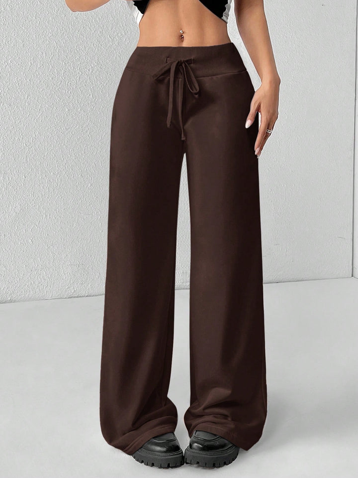 Pantaloni SHEIN, maro