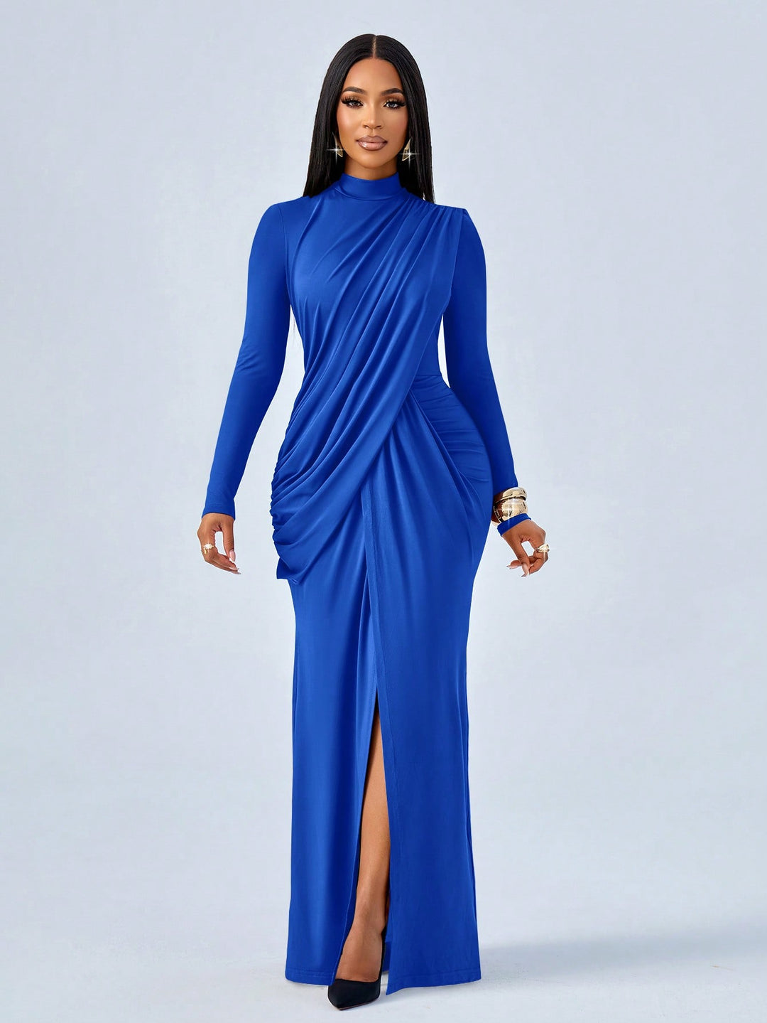 Rochie maxi SHEIN, albastru