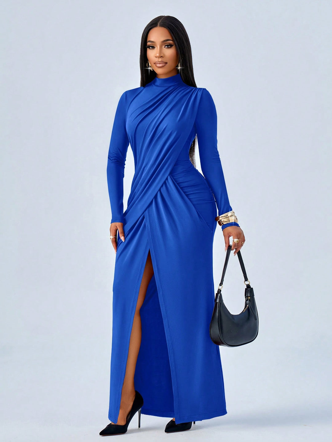 Rochie maxi SHEIN, albastru