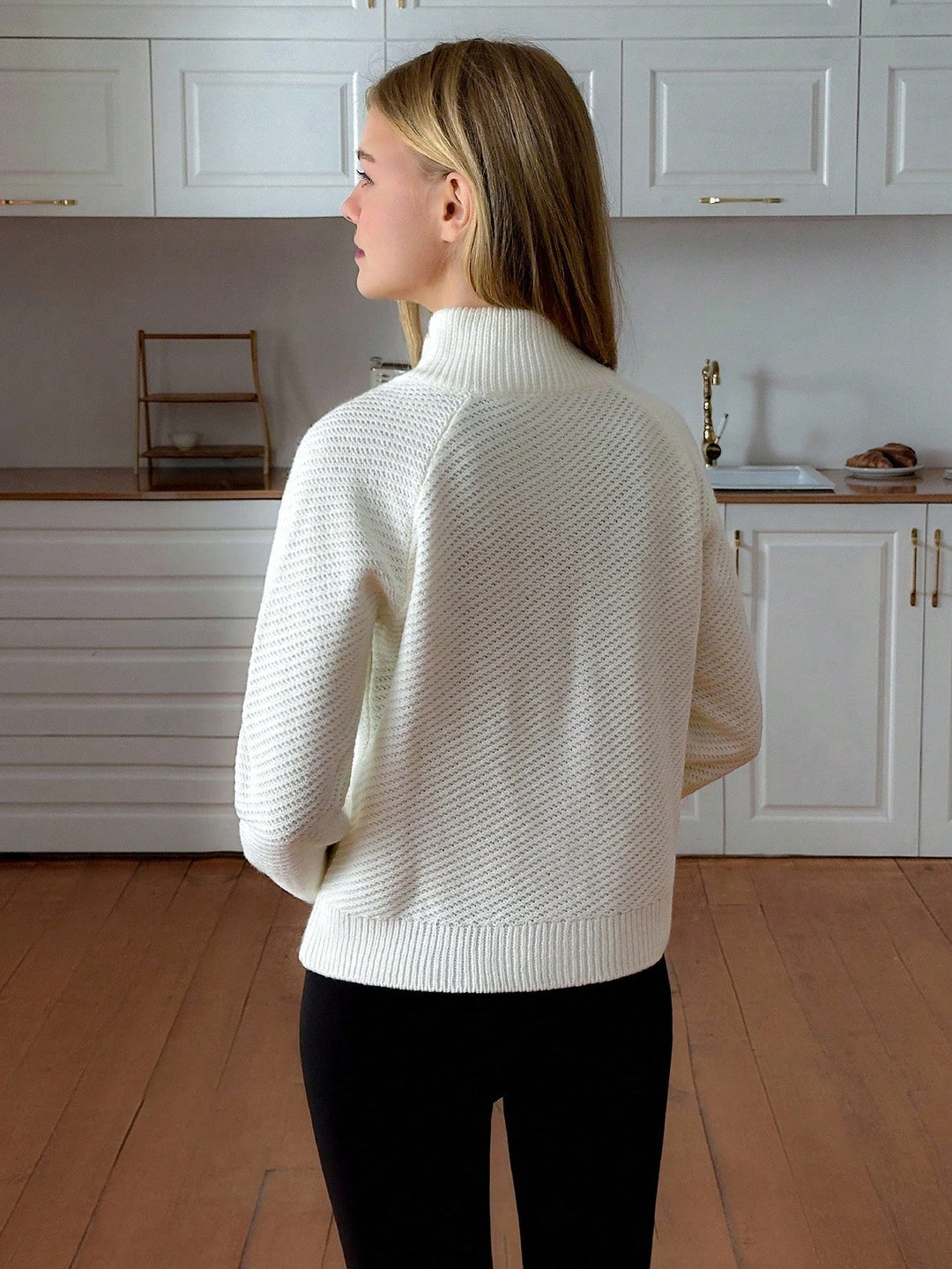 Cardigan SHEIN, crem