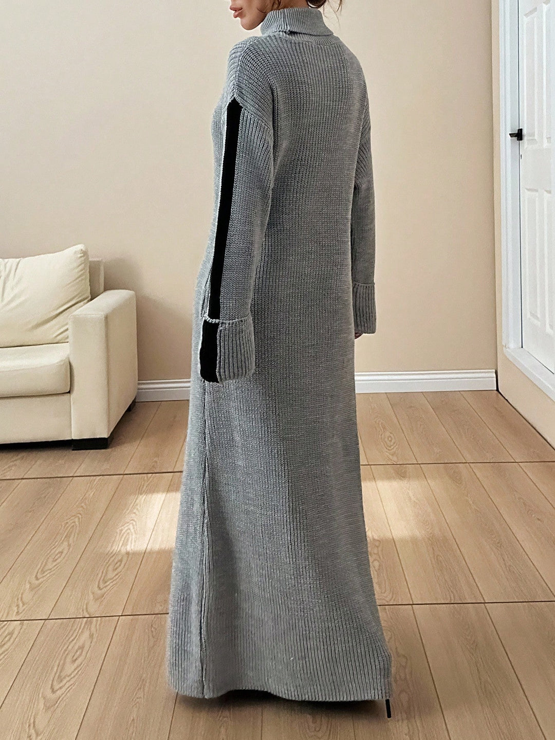 Rochie maxi SHEIN, gri
