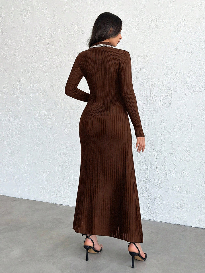 Rochie maxi SHEIN, maro