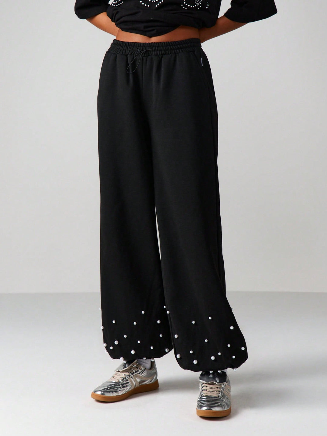 Pantaloni SHEIN, negru