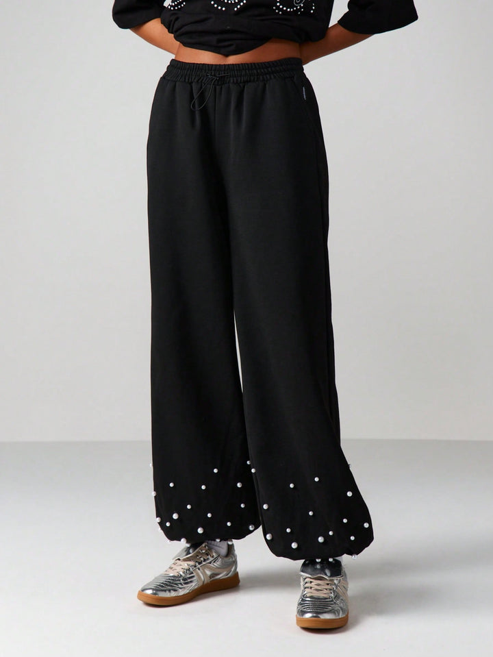 Pantaloni SHEIN, negru