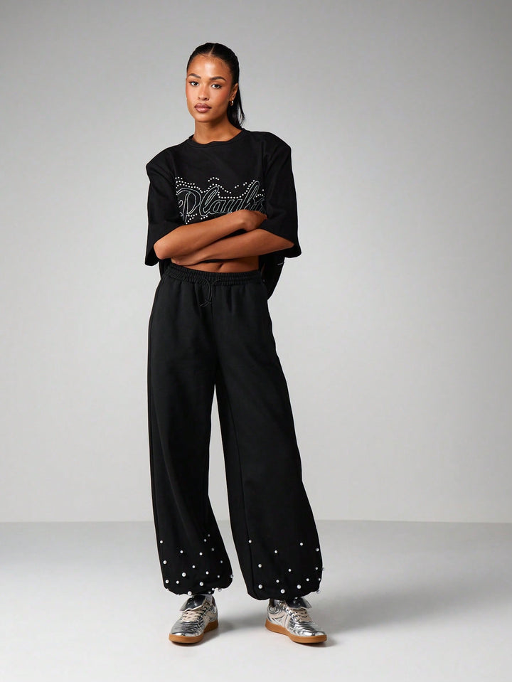 Pantaloni SHEIN, negru