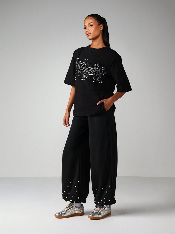 Pantaloni SHEIN, negru