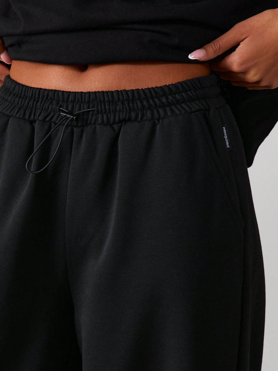 Pantaloni SHEIN, negru