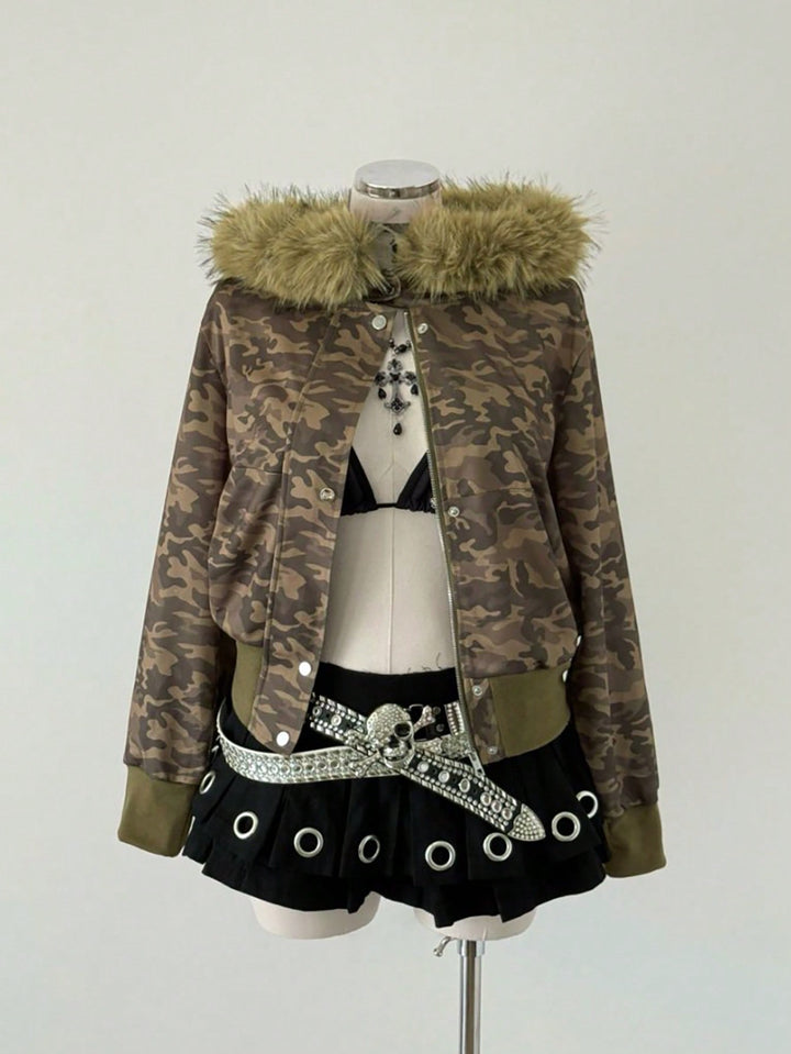 Palton SHEIN, mix culori