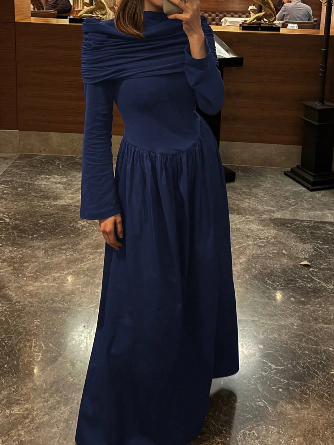 Rochie maxi SHEIN, albastru