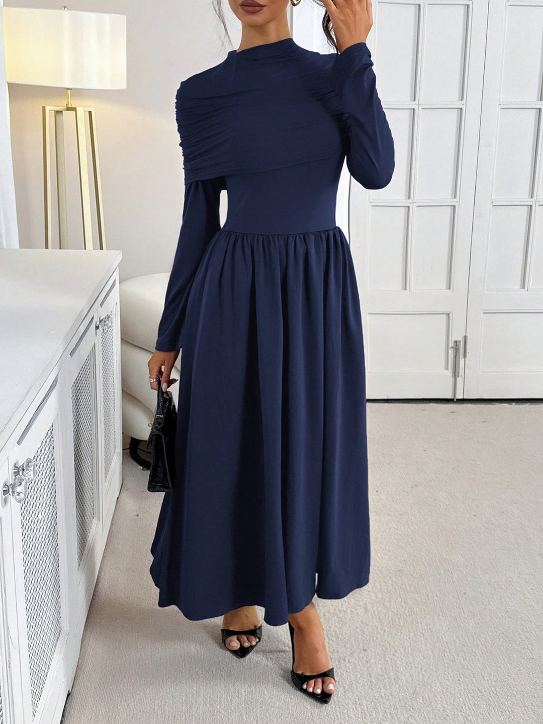 Rochie maxi SHEIN, albastru