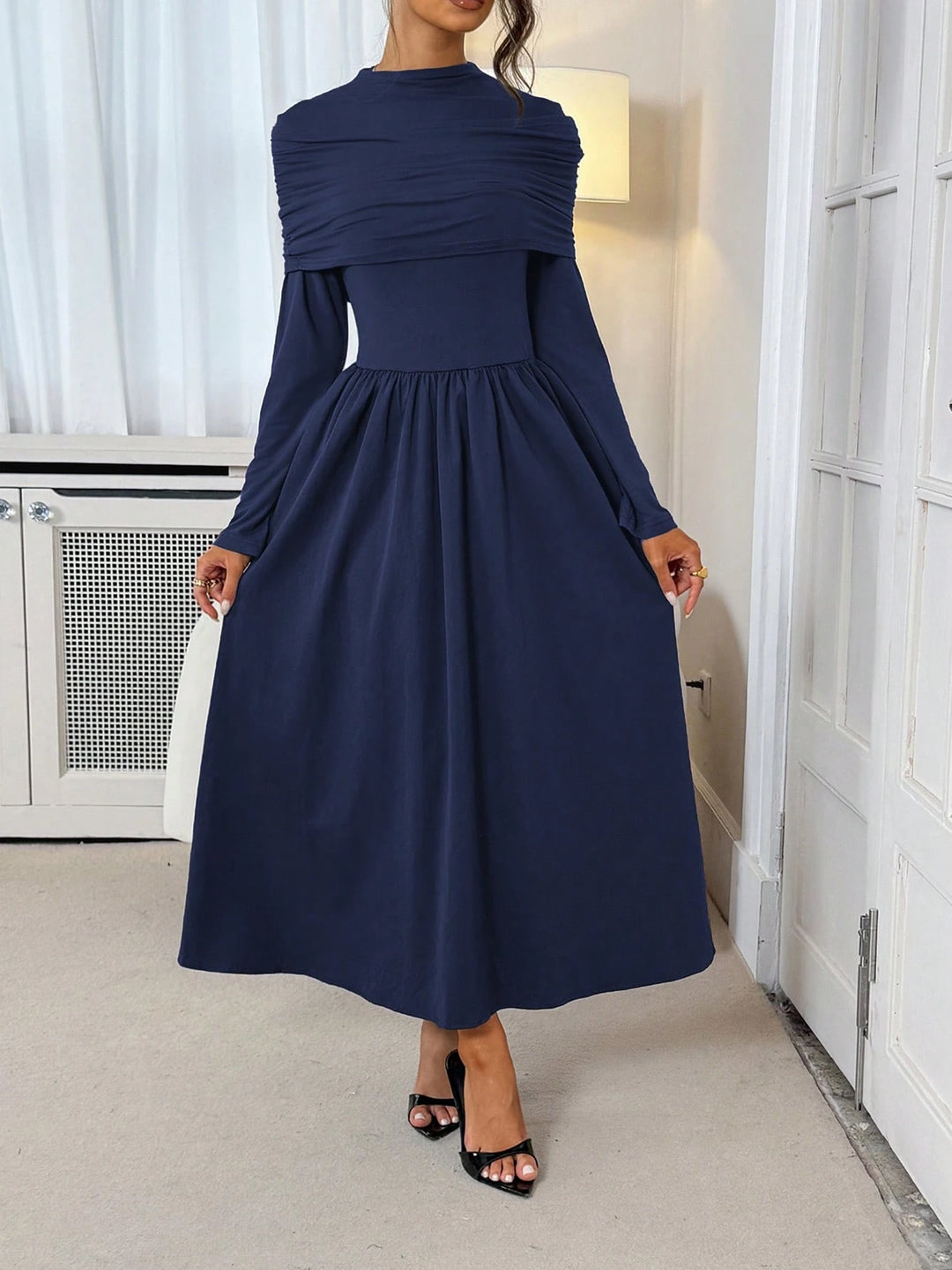 Rochie maxi SHEIN, albastru