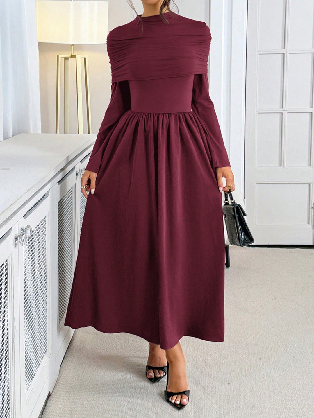 Rochie maxi SHEIN, roșu